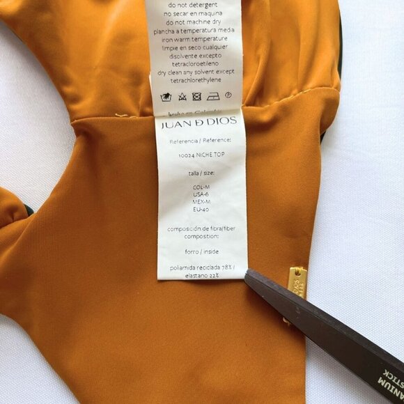 Elegant Green Bikini with Patterned Waistband - Picture 11 of 16